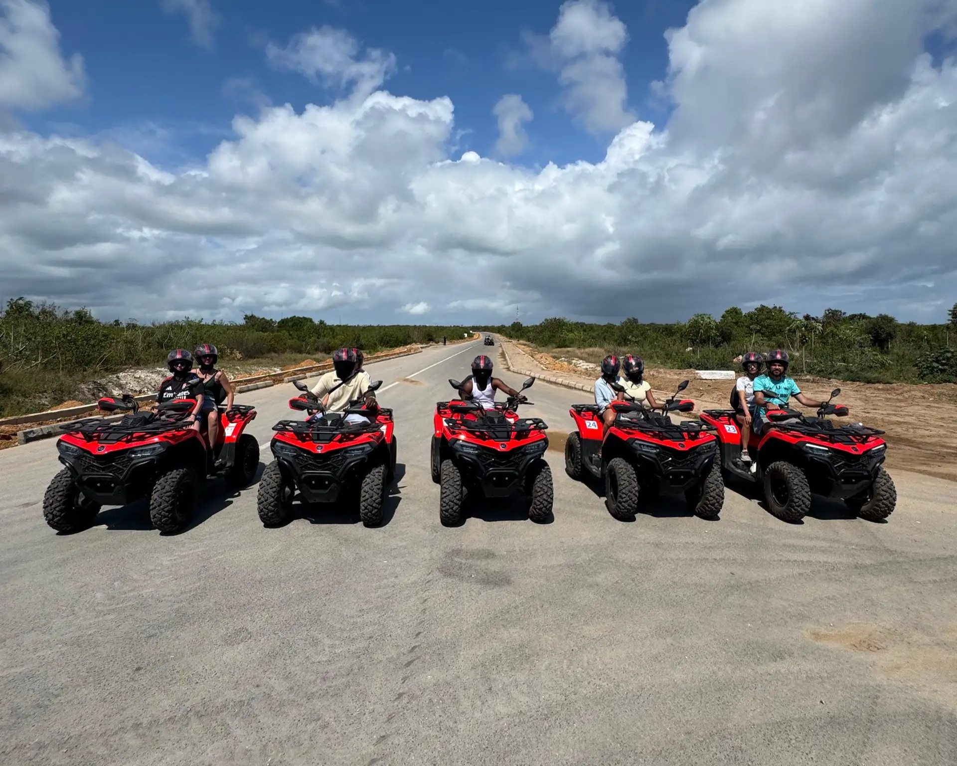 Quad bike adventure through rural trails, farms, and villages in Zanzibar